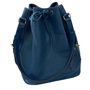 Louis Vuitton Epi Blue Noe GM Bucket Bag